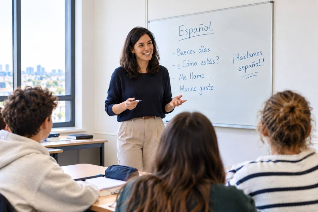 trabajar como profesor de español en Francia Copiar