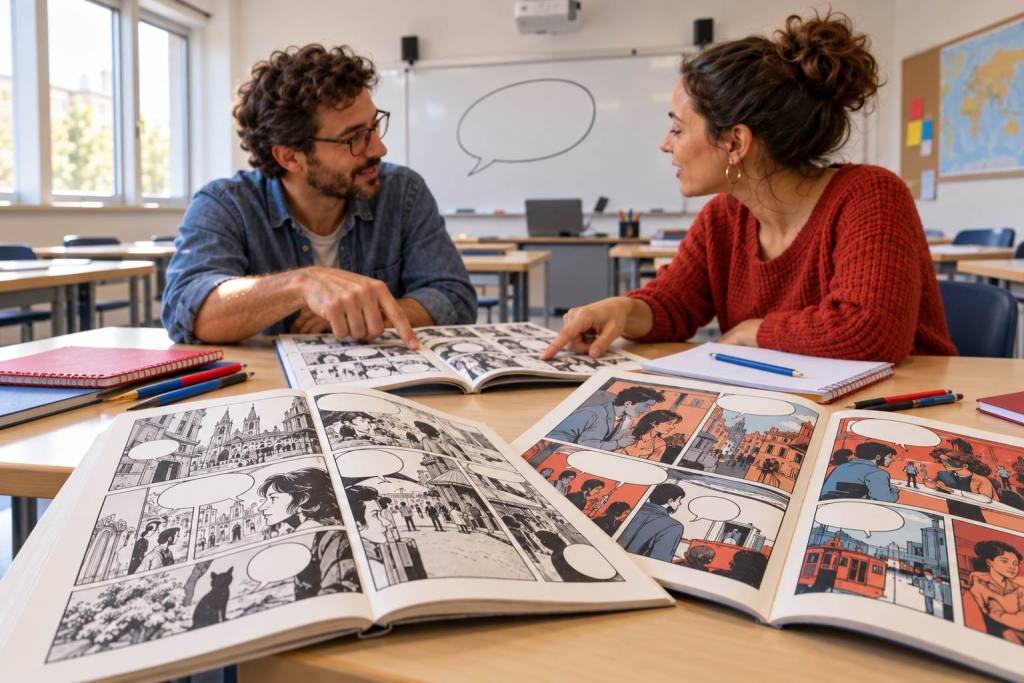 novela gráfica en el aula de español